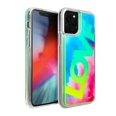 LAUT LIQUID GLITTER iPhone 11 LOVE Neon hinta ja tiedot | Puhelimen kuoret ja kotelot | hobbyhall.fi