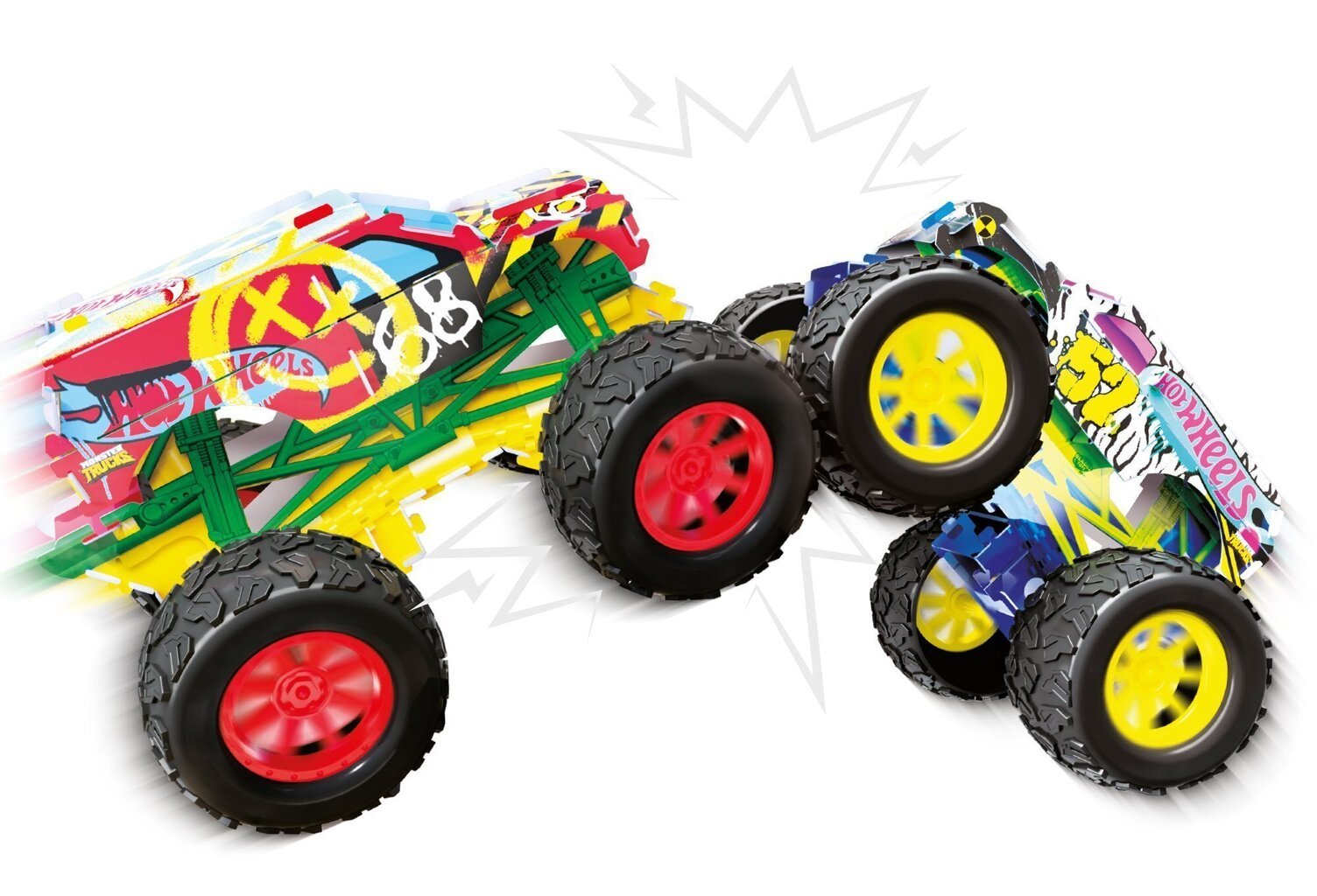 Hot Wheels Monster Truck Maker Kitz Bladez -valmisteinen auto hinta ja tiedot | LEGOT ja rakennuslelut | hobbyhall.fi