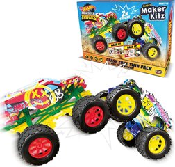 Hot Wheels Monster Truck Maker Kitz Bladez -valmisteinen auto hinta ja tiedot | LEGOT ja rakennuslelut | hobbyhall.fi