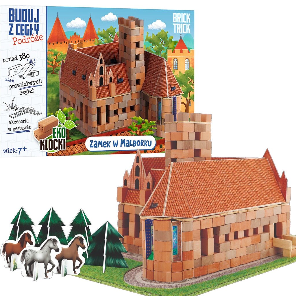 Valmismalli Trefl Malbork Castle, 380 osaa. hinta ja tiedot | LEGOT ja rakennuslelut | hobbyhall.fi