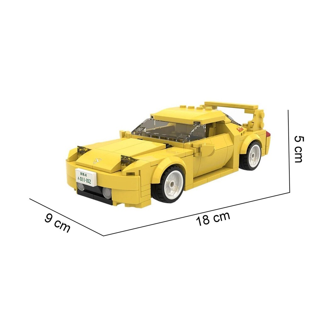 Rakennussetti CaDa Mazda RX-7, 278 det. hinta ja tiedot | LEGOT ja rakennuslelut | hobbyhall.fi