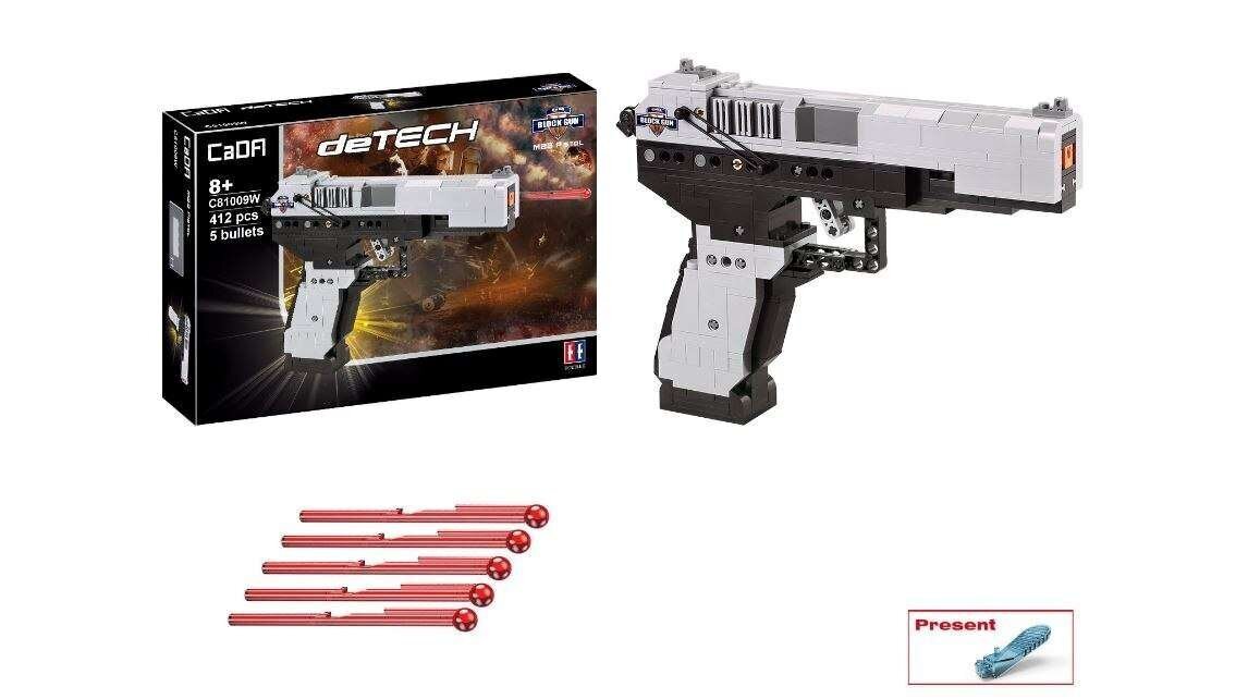 Rakennussetti CaDa Pistol, 412 det hinta ja tiedot | LEGOT ja rakennuslelut | hobbyhall.fi