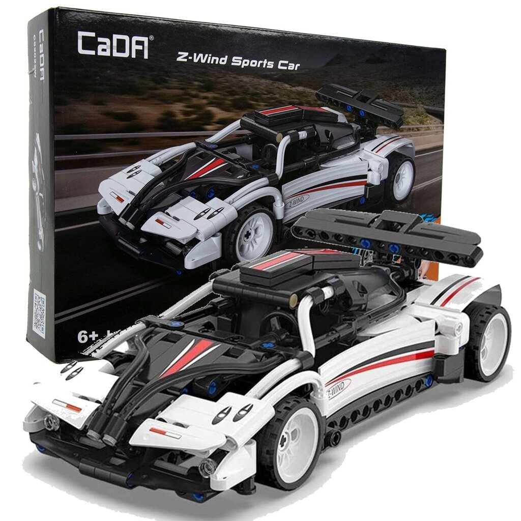 Rakennussetti CaDA Z-Wind Sports Car, C52022W, 321 det hinta ja tiedot | LEGOT ja rakennuslelut | hobbyhall.fi