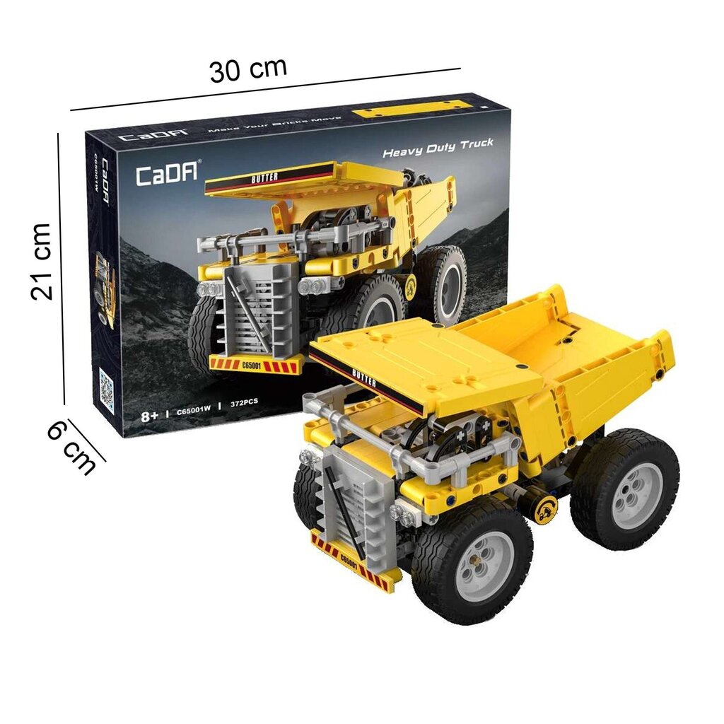 Rakennussetti CaDA Heavy Duty Truck, C65001W, 372 det. hinta ja tiedot | LEGOT ja rakennuslelut | hobbyhall.fi