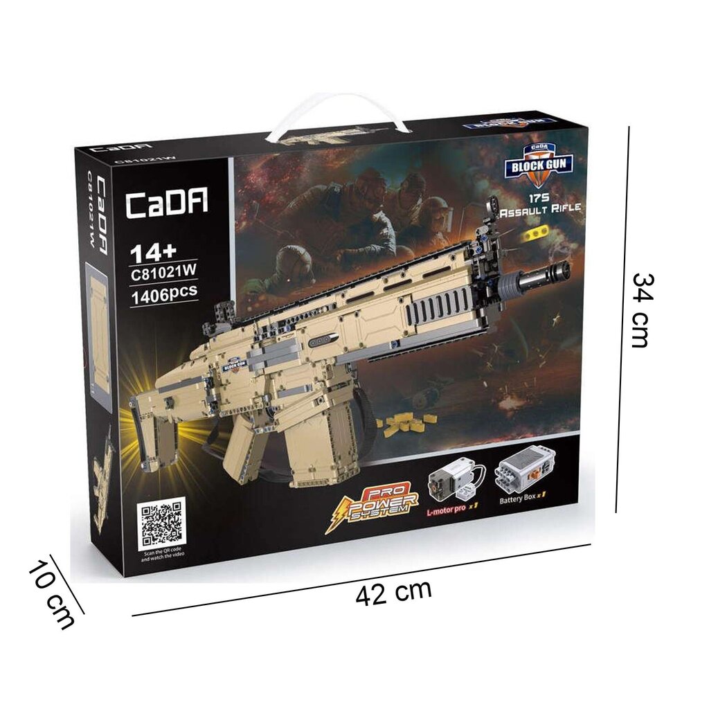 Rakennussetti Cada Armored Assault Rifle 17S 1406 det. hinta ja tiedot | LEGOT ja rakennuslelut | hobbyhall.fi