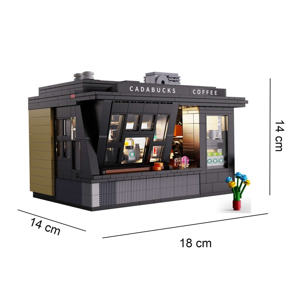 Rakennussetti Cada Cafe, C66005W, 768 det. hinta ja tiedot | LEGOT ja rakennuslelut | hobbyhall.fi