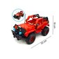 Rakennussetti CaDa Radio-ohjattu Jeep, C51001W, 531 det. hinta ja tiedot | LEGOT ja rakennuslelut | hobbyhall.fi