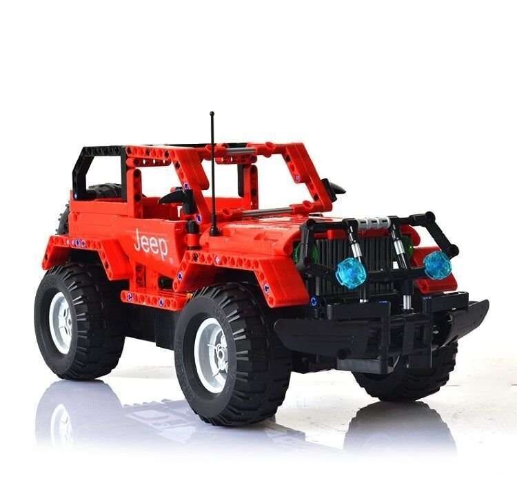 Rakennussetti CaDa Radio-ohjattu Jeep, C51001W, 531 det. hinta ja tiedot | LEGOT ja rakennuslelut | hobbyhall.fi