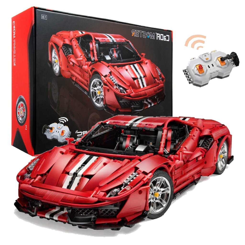 Rakennussetti CaDA auto sportowe 52 cm Italian Super Car, 3187 kpl hinta ja tiedot | LEGOT ja rakennuslelut | hobbyhall.fi