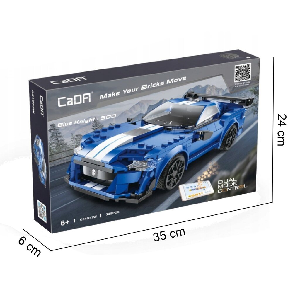 Rakennussetti Cada Blue Knight-500 C51077W 325 kpl. hinta ja tiedot | LEGOT ja rakennuslelut | hobbyhall.fi