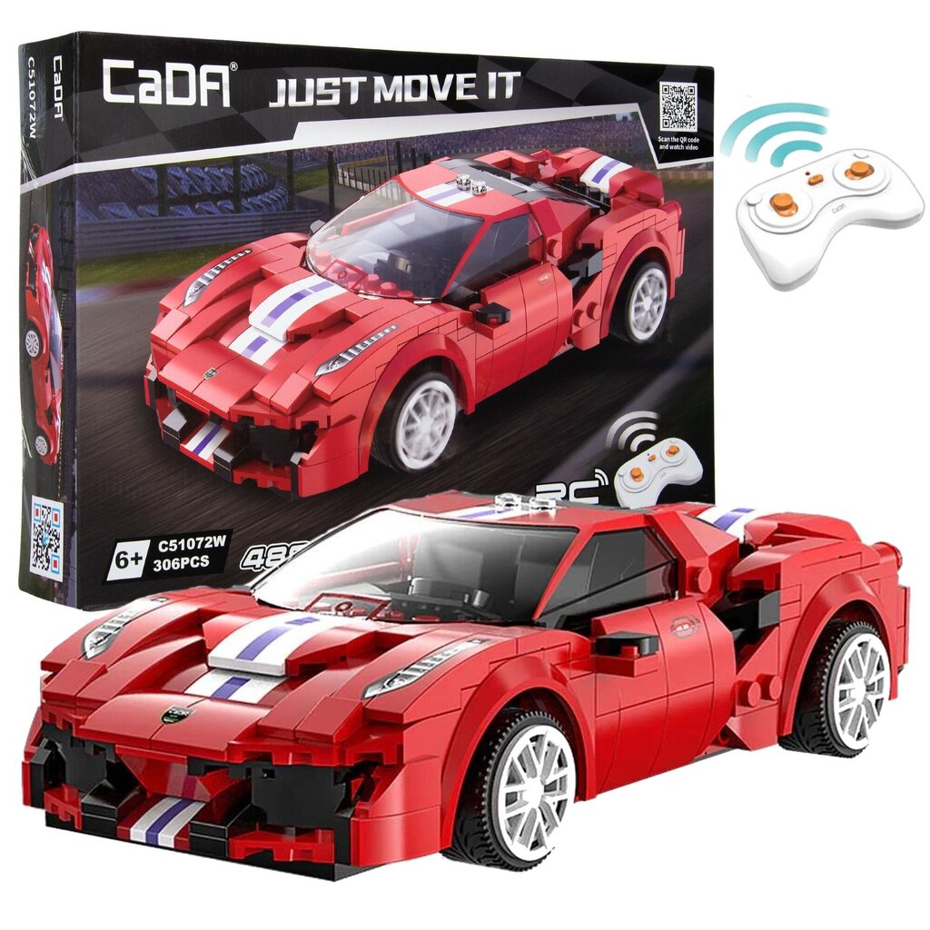 Rakennussetti Cada Racing Car C51072W 306 kpl hinta ja tiedot | LEGOT ja rakennuslelut | hobbyhall.fi