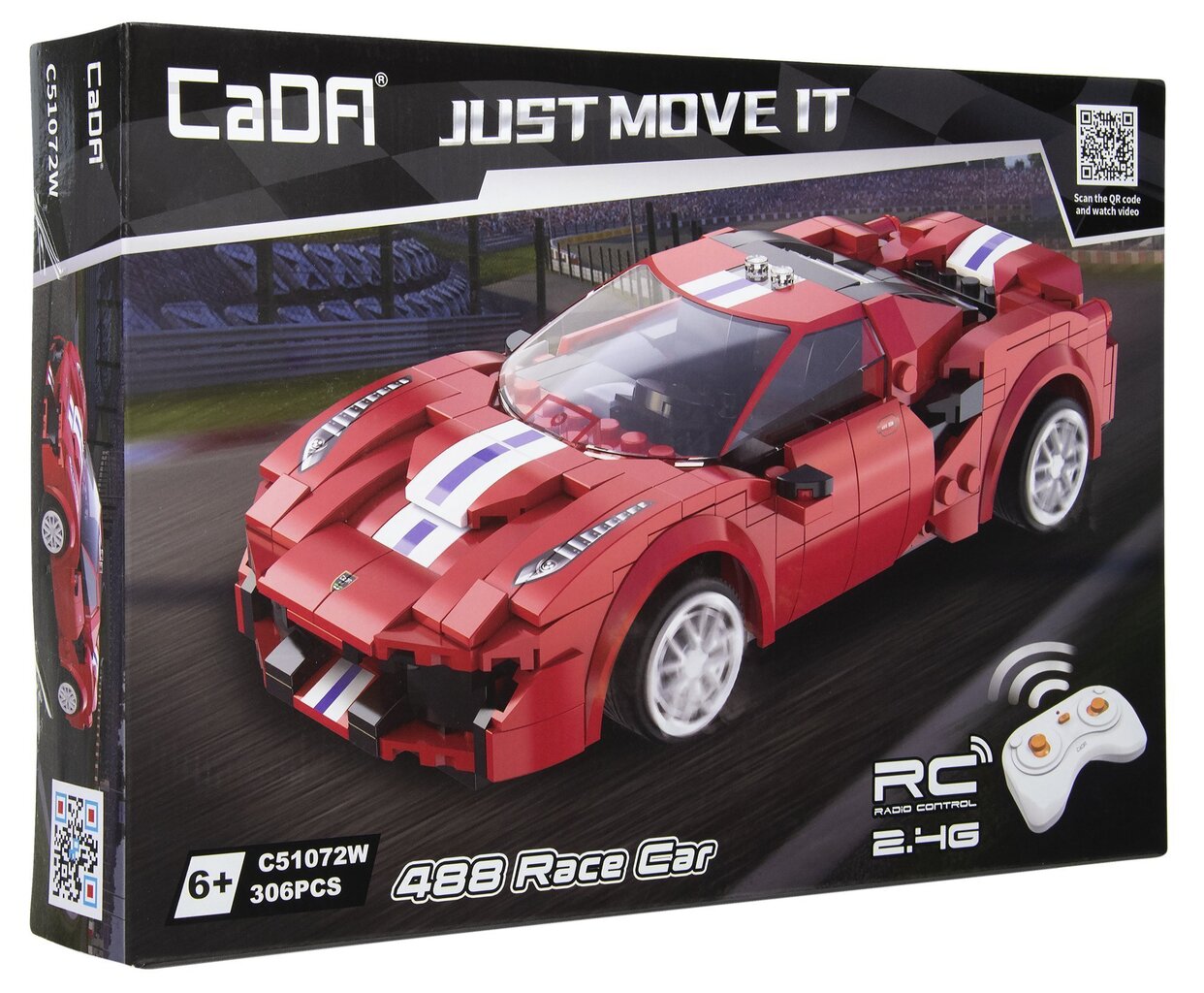 Rakennussetti Cada Racing Car C51072W 306 kpl hinta ja tiedot | LEGOT ja rakennuslelut | hobbyhall.fi