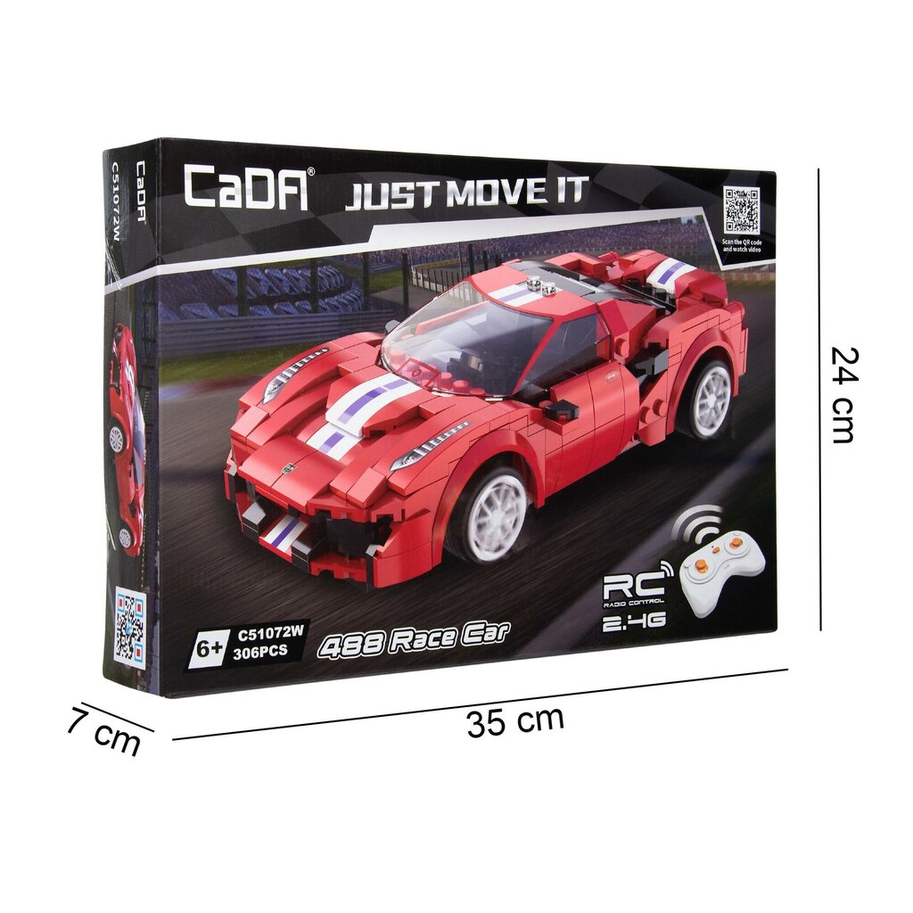 Rakennussetti Cada Racing Car C51072W 306 kpl hinta ja tiedot | LEGOT ja rakennuslelut | hobbyhall.fi