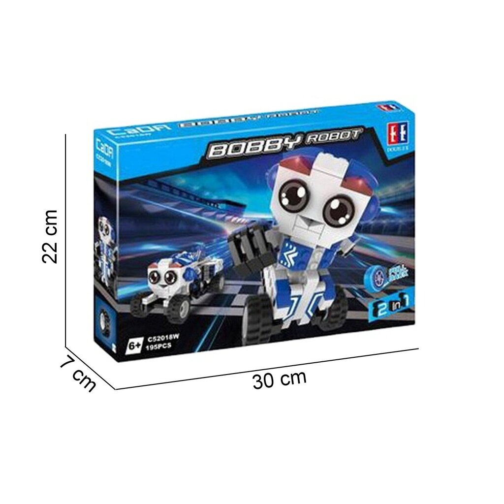 Rakennussetti 2-in-1 Cada Robot Bobby C55013W hinta ja tiedot | LEGOT ja rakennuslelut | hobbyhall.fi