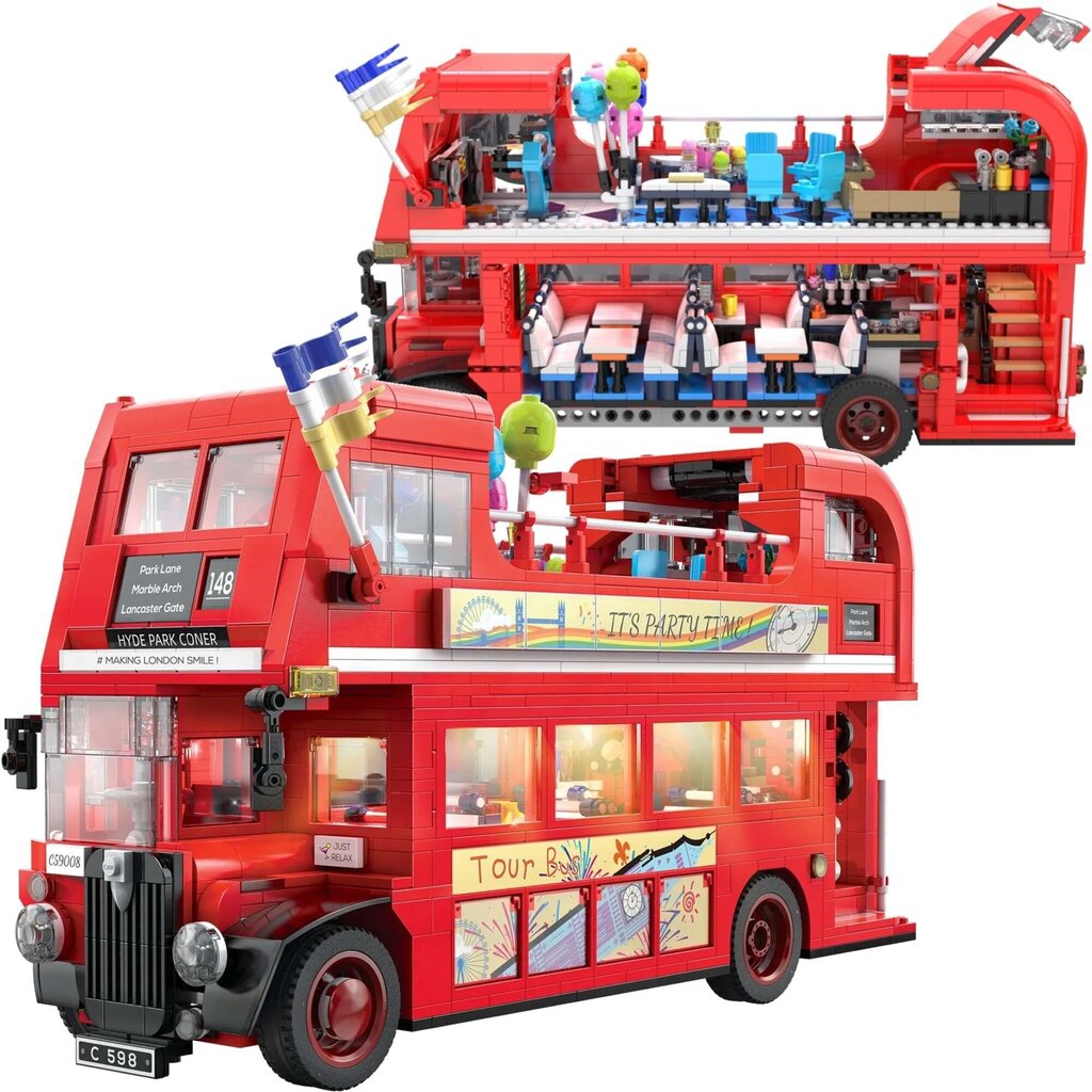 Cada Classic London Touring Bus, 1770 hinta ja tiedot | LEGOT ja rakennuslelut | hobbyhall.fi