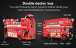 Cada Classic London Touring Bus, 1770 hinta ja tiedot | LEGOT ja rakennuslelut | hobbyhall.fi