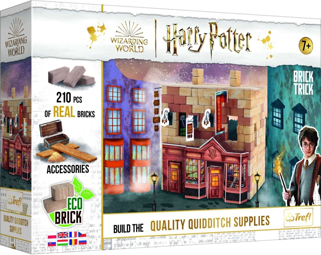 Quidditch-välinekaupan tiilet rakenna Harry Potter Treflillä hinta ja tiedot | LEGOT ja rakennuslelut | hobbyhall.fi