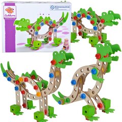 Puinen rakennussetti Dinosaur 3in1 Eichhorn, 100 kpl hinta ja tiedot | LEGOT ja rakennuslelut | hobbyhall.fi