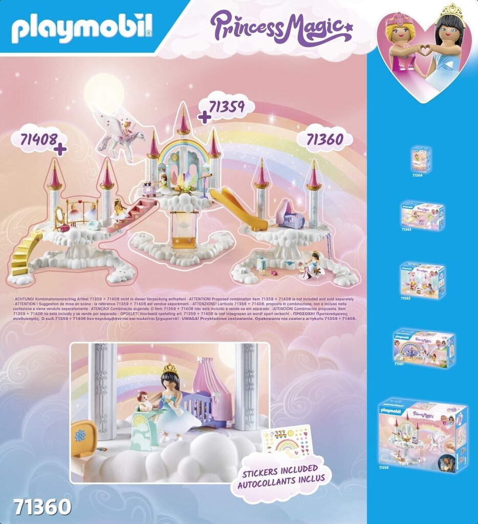 71360 Playmobil® Princess Magic Baby in the Clouds hinta ja tiedot | LEGOT ja rakennuslelut | hobbyhall.fi