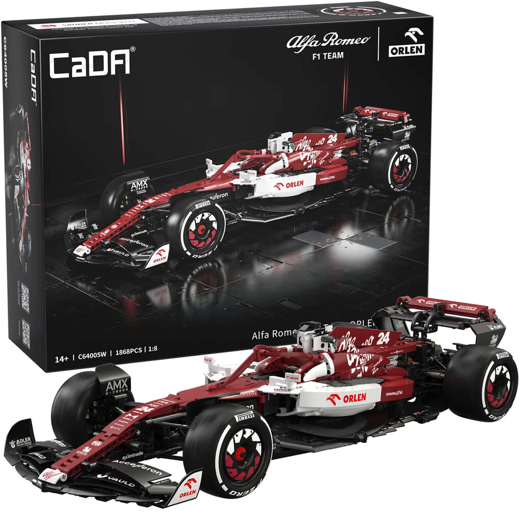 Rakennussetti CaDA Alfa Romeo Formula 1 1868 hinta ja tiedot | LEGOT ja rakennuslelut | hobbyhall.fi