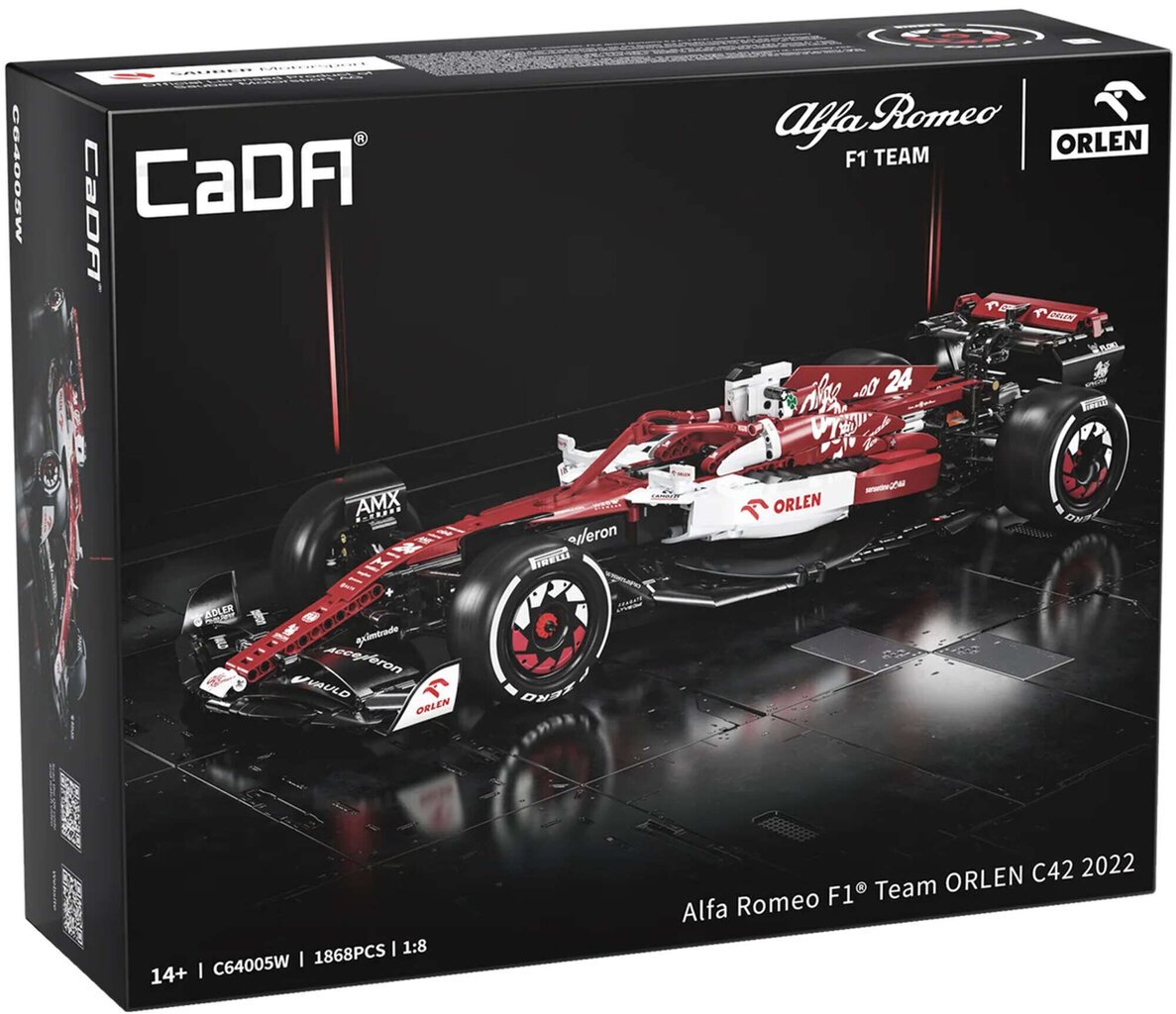 Rakennussetti CaDA Alfa Romeo Formula 1 1868 hinta ja tiedot | LEGOT ja rakennuslelut | hobbyhall.fi