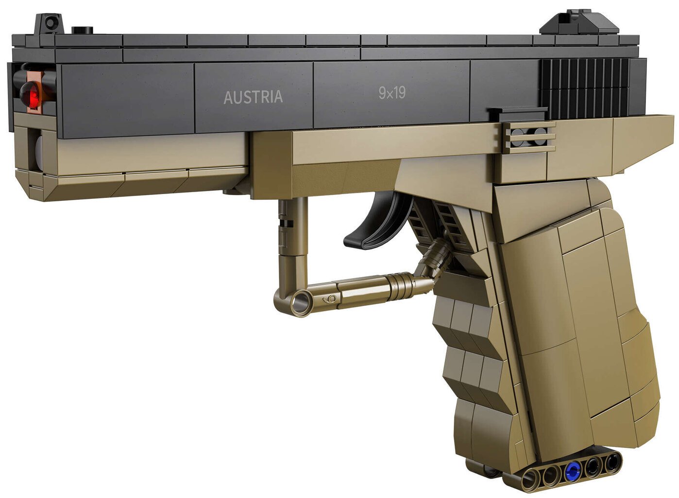 Rakennussetti Cada Pistol 17 ja 5 patruunaa, 338 kpl hinta ja tiedot | LEGOT ja rakennuslelut | hobbyhall.fi