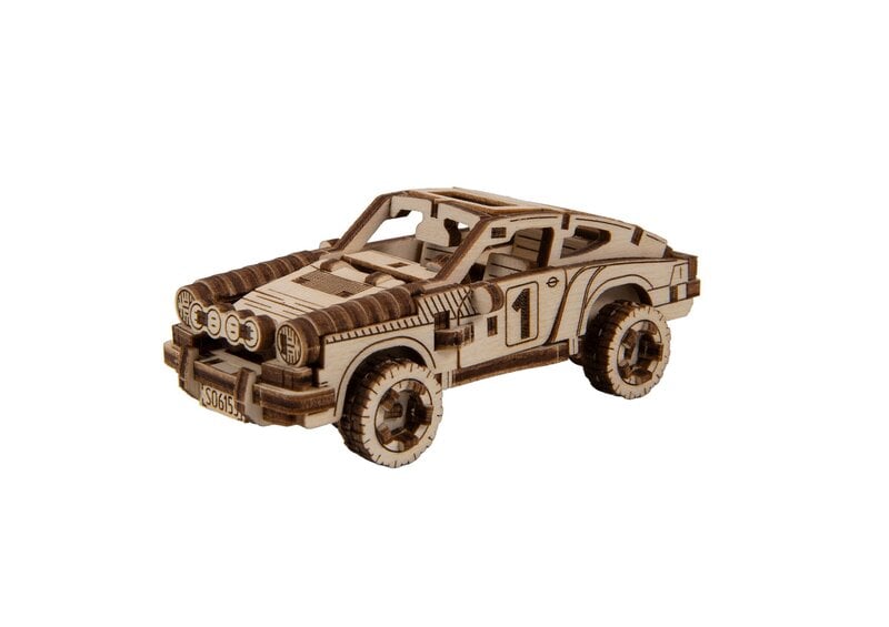 Puinen rakennussetti Wooden city Rally Car 4 Porsche 911, 113 kpl