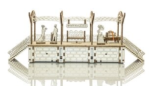 Puurakennussetti Wooden city Rautatieasema, 175 kpl hinta ja tiedot | LEGOT ja rakennuslelut | hobbyhall.fi