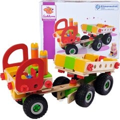 Puinen eichhorn 4in1 -kuorma-auto. 135 kpl hinta ja tiedot | LEGOT ja rakennuslelut | hobbyhall.fi