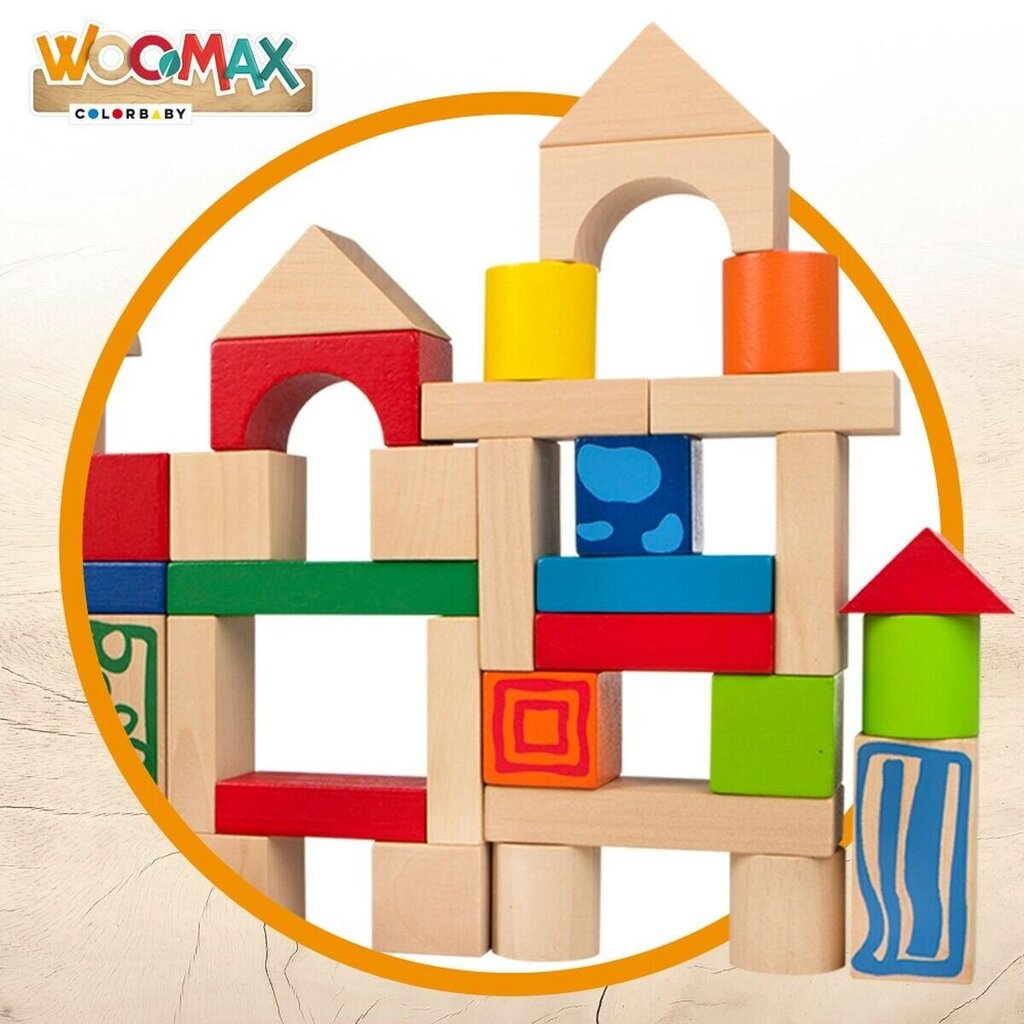 Blocks Woomax, 50 kpl hinta ja tiedot | LEGOT ja rakennuslelut | hobbyhall.fi