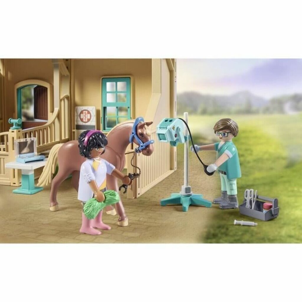 71352 Playmobil Horses of Waterfall -ratsastusterapia- ja eläinlääkärihahmot hinta ja tiedot | LEGOT ja rakennuslelut | hobbyhall.fi