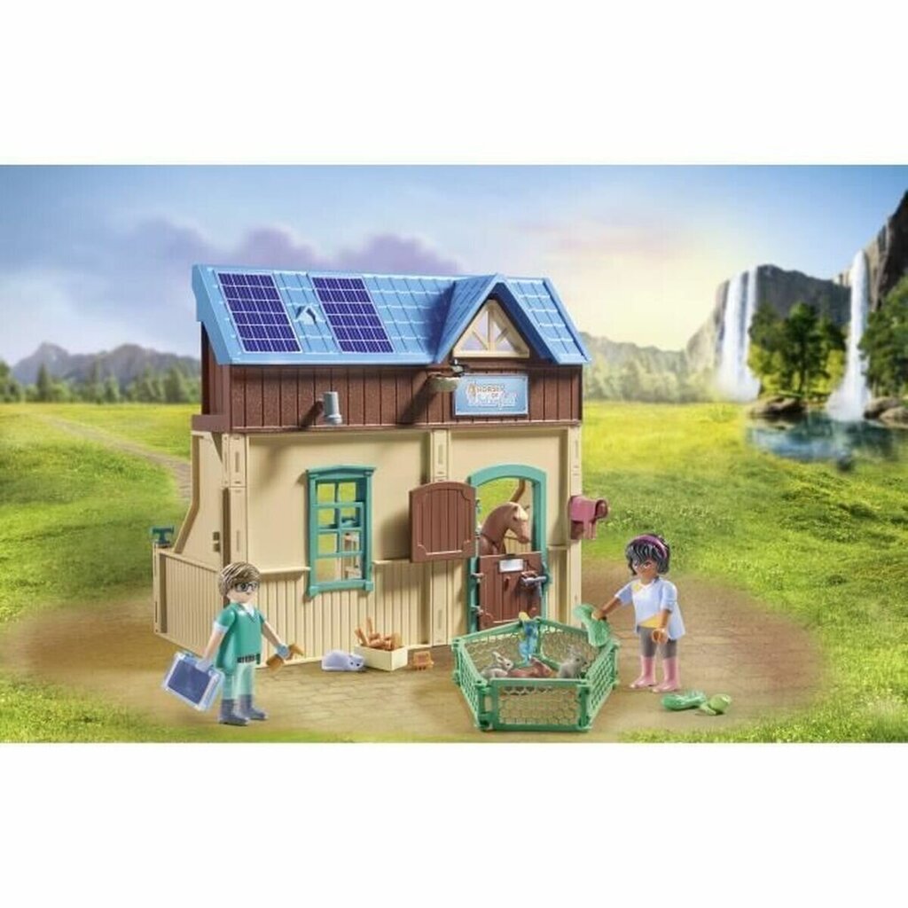 71352 Playmobil Horses of Waterfall -ratsastusterapia- ja eläinlääkärihahmot hinta ja tiedot | LEGOT ja rakennuslelut | hobbyhall.fi