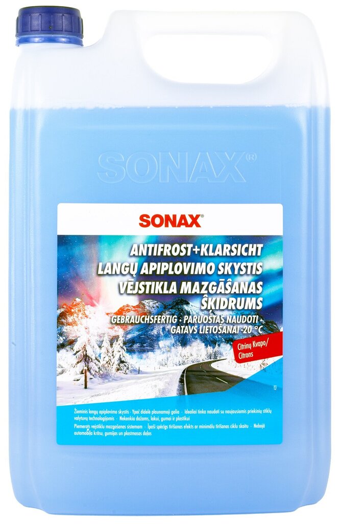 SONAX talvipesuneste -20°C, 4L hinta ja tiedot | Lasinpesunesteet ja jäähdytysnesteet | hobbyhall.fi