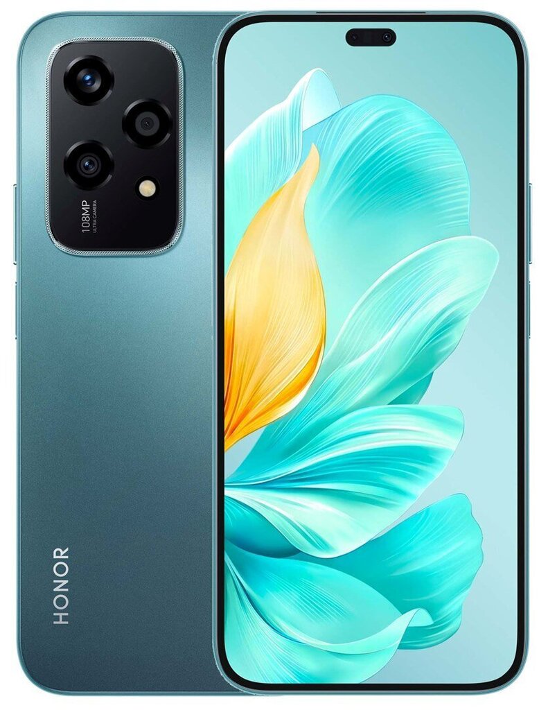 Honor 200 Lite 5G 8 GB 256GB Cyan Lake hinta ja tiedot | Matkapuhelimet | hobbyhall.fi