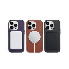 Kotelo Mag Leather Case Apple iPhone 12/12 Pro sininen hinta ja tiedot | Puhelimen kuoret ja kotelot | hobbyhall.fi