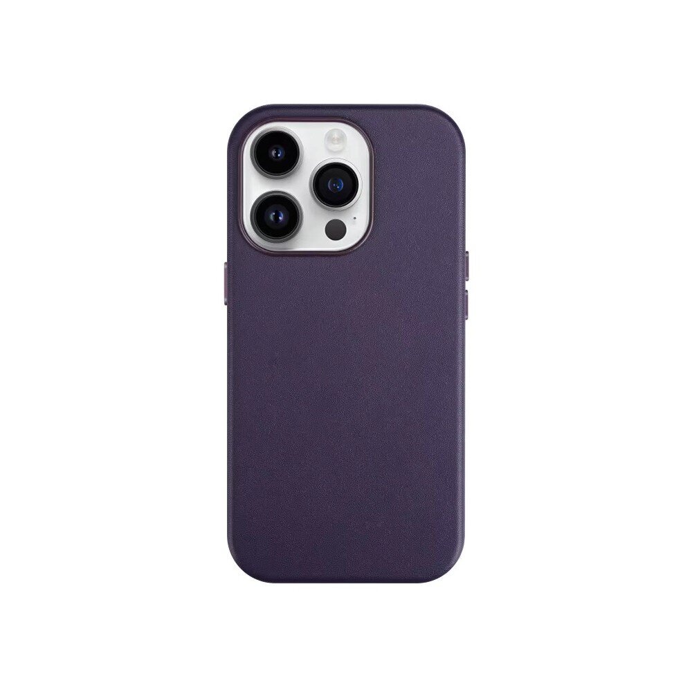 Kotelo Mag Leather Case Apple iPhone 14 Pro Max tumma violetti hinta ja tiedot | Puhelimen kuoret ja kotelot | hobbyhall.fi