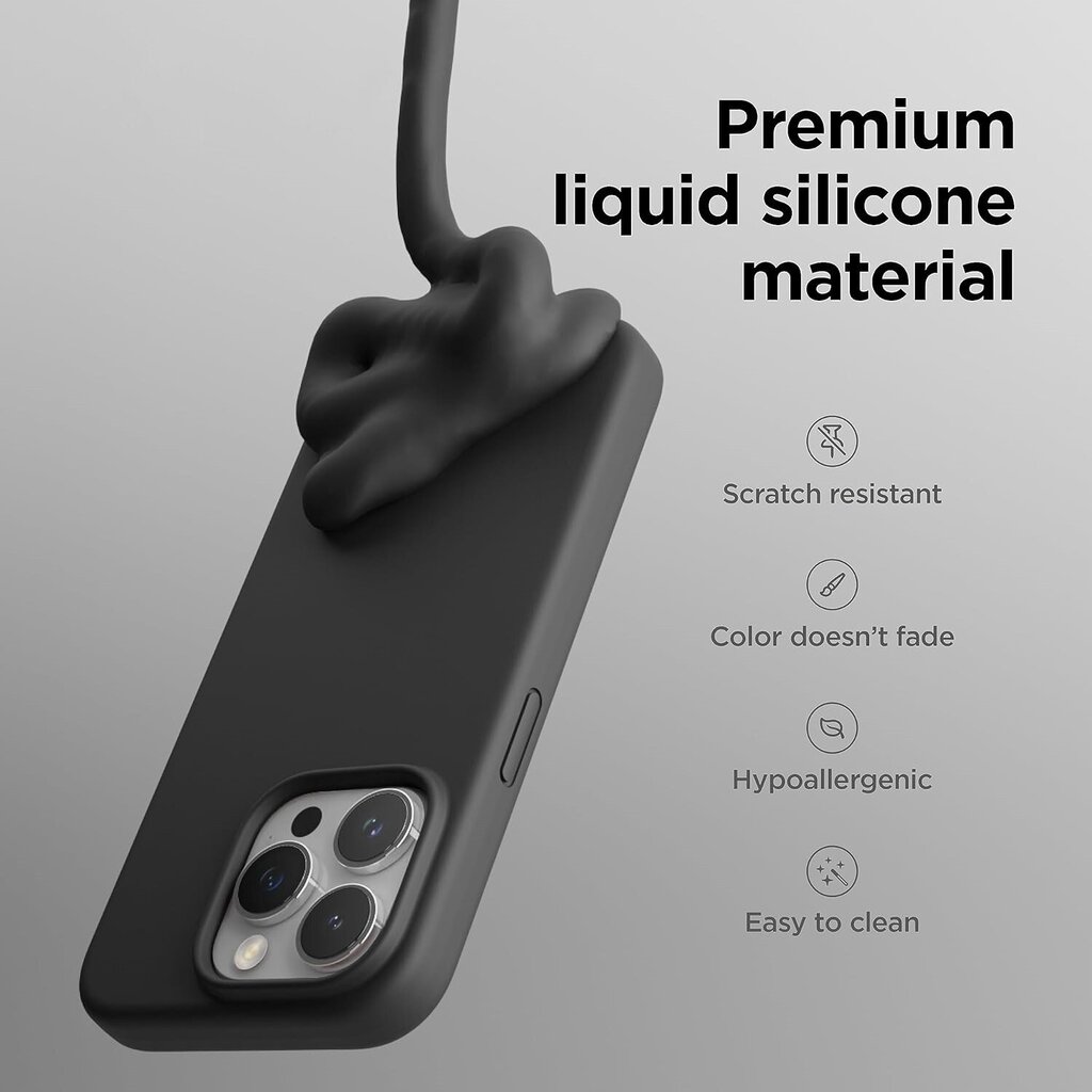 Kotelo Mag Silicone Case Apple iPhone 13 Pro tumma violetti hinta ja tiedot | Puhelimen kuoret ja kotelot | hobbyhall.fi