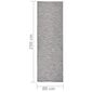 vidaXL Ulkomatto Flatweave 80x250 cm ruskea ja sininen hinta ja tiedot | Isot matot | hobbyhall.fi