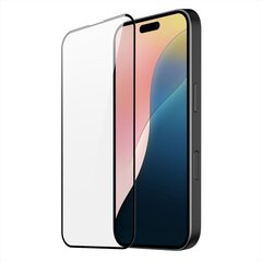 Suojalasi Dux Ducis 10D Apple iPhone 16 Plus musta hinta ja tiedot | Näytönsuojakalvot ja -lasit | hobbyhall.fi