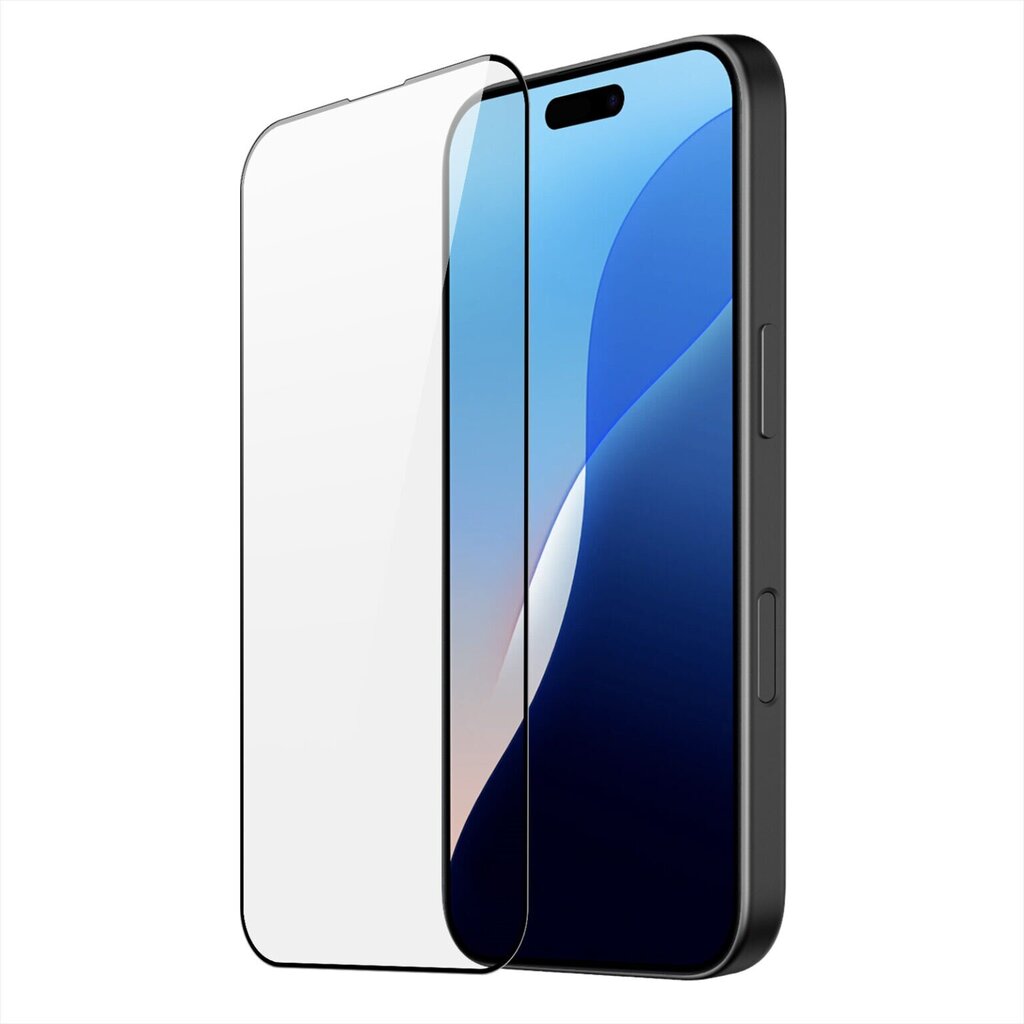 Suojalasi Dux Ducis 10D Apple iPhone 16 Pro musta hinta ja tiedot | Näytönsuojakalvot ja -lasit | hobbyhall.fi