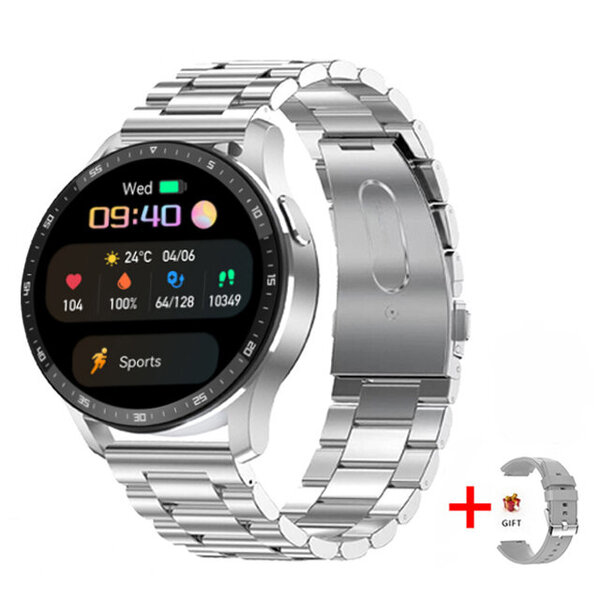 X7 Headset Smart Watch TWS Kaksi yhdessä Langaton Bluetooth Dual Headset Puhelu Terveys Verenpaine Urheilu Musiikki Älykello