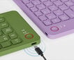 Langaton taitettava Bluetooth-näppäimistö – mini kannettava näppäimistö kannettaville ja mobiililaitteille-Violetti hinta ja tiedot | Näppäimistöt | hobbyhall.fi