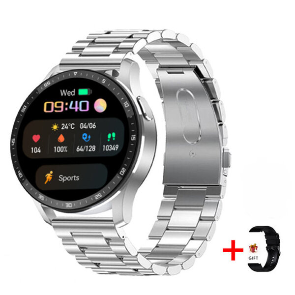 X7 Headset Smart Watch TWS Kaksi yhdessä Langaton Bluetooth Dual Headset Puhelu Terveys Verenpaine Urheilu Musiikki Älykello