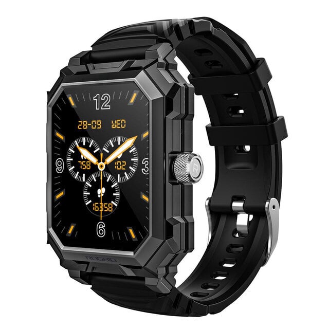 Rogbid Tank S3 Military Smart Watch Adult 1,96 tuuman HD-näyttö IP68 Vedenpitävä 680 mAh akku Bluetooth Call Outdoor Sports Smart Watch hinta ja tiedot | Miesten kellot | hobbyhall.fi