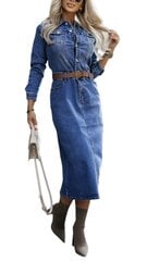 Denim mekko, RE-dress, sininen hinta ja tiedot | Mekot | hobbyhall.fi