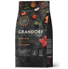 Grandorf Fresh, Aikuisille suurirotuisille kissoille, Tuore lammas ja perunat, 400g hinta ja tiedot | Kissan kuivaruoka | hobbyhall.fi