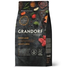 Grandorf Fresh Aikuisille suurirotuisille kissoille, Tuore lammas ja perunat, 2 kg hinta ja tiedot | Kissan kuivaruoka | hobbyhall.fi