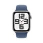 Apple Watch SE GPS 40mm Silver Aluminium Case with Denim Sport Band - S/M MXEC3ET/A hinta ja tiedot | Älykellot | hobbyhall.fi