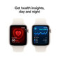 Apple Watch SE GPS 44mm Starlight Aluminium Case with Starlight Sport Band - S/M MXEU3ET/A hinta ja tiedot | Älykellot | hobbyhall.fi