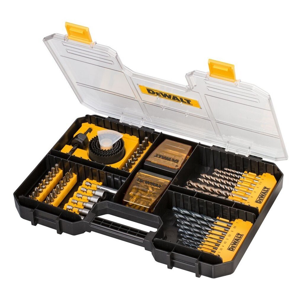 Dewalt terä- ja porasarja T-Stak Universal-Set (DT71569-QZ), 100 kpl hinta ja tiedot | Käsityökalut | hobbyhall.fi